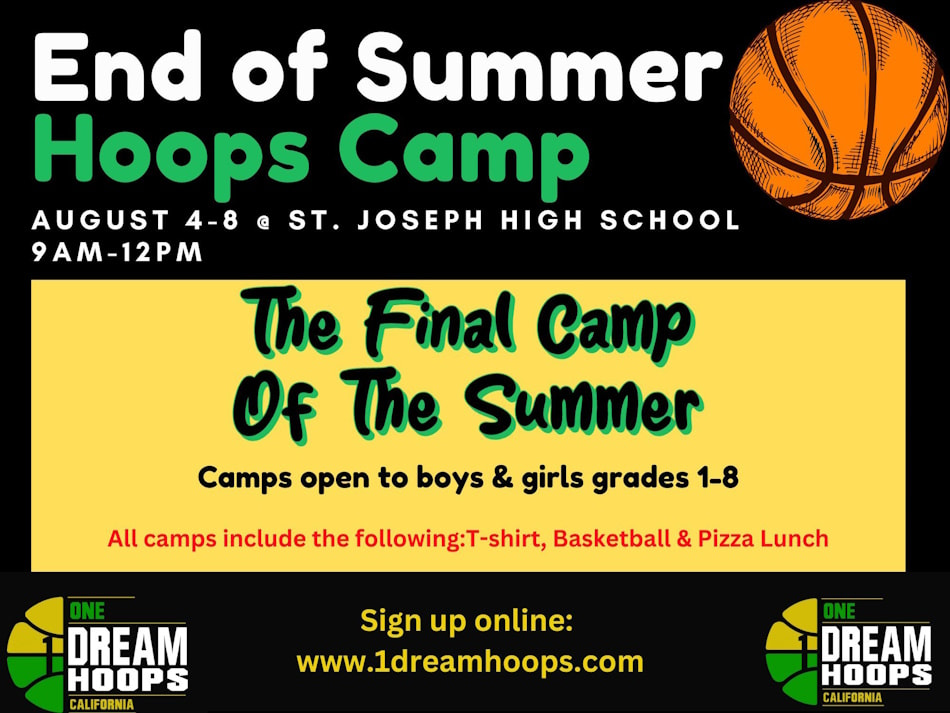 One Dream Hoops End of Summer Flyer