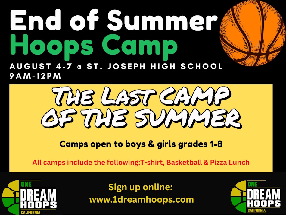 End of Summer Camp Flier