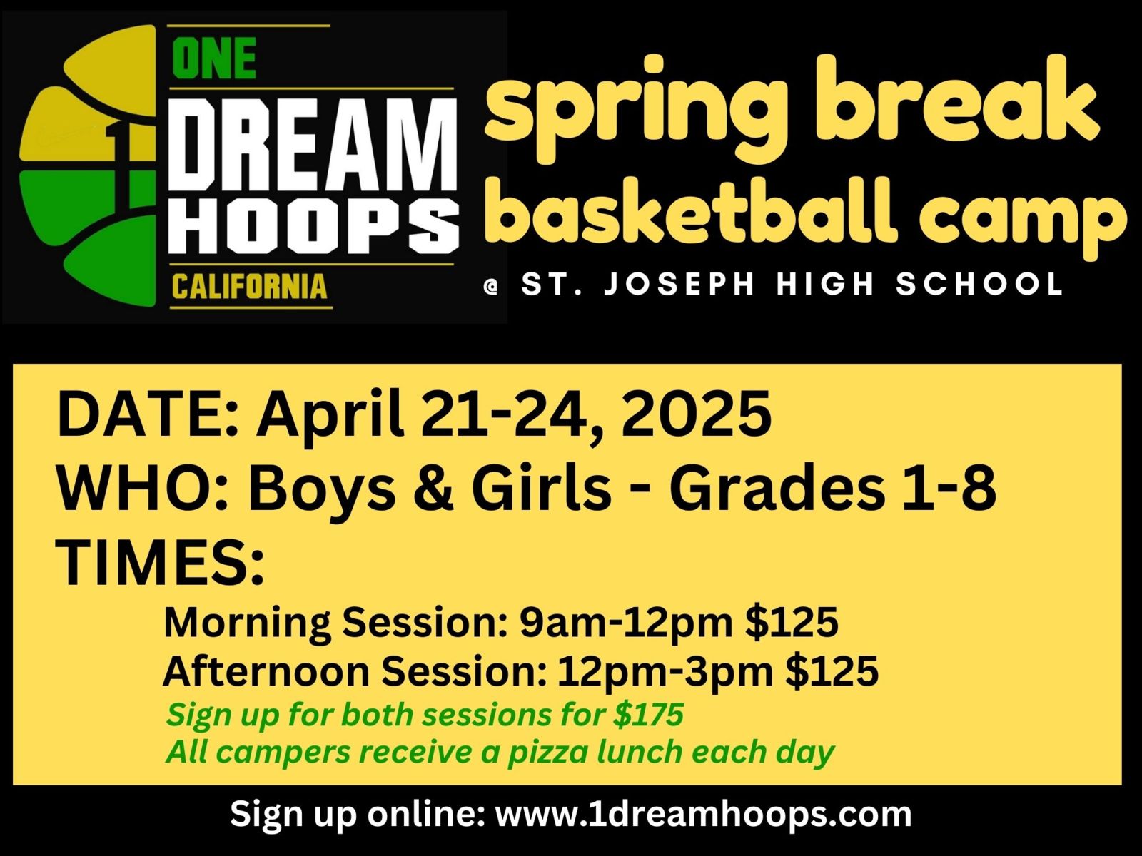 Spring Basketball Flyer